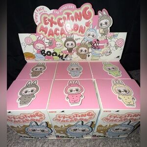THE MONSTERS “EXCITING MACARON” LABUBU VINYL FACE ✨ FULL SET / WHOLE CASE ✨